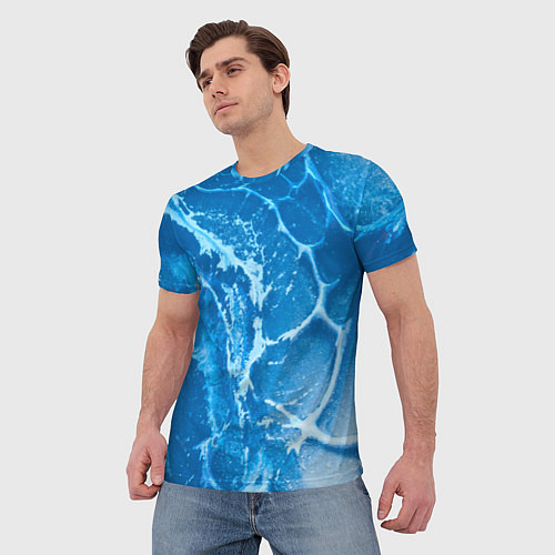 Мужская футболка Ледяной / 3D-принт – фото 3