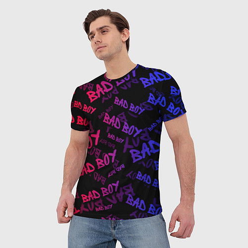 Мужская футболка Bad Boy / 3D-принт – фото 3