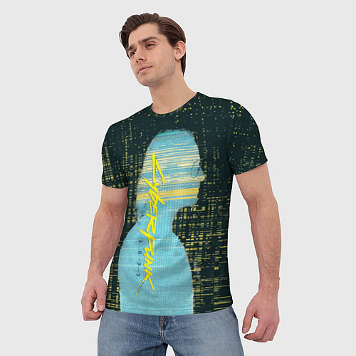 Мужская футболка Cyberpunk 2077 Джонни / 3D-принт – фото 3