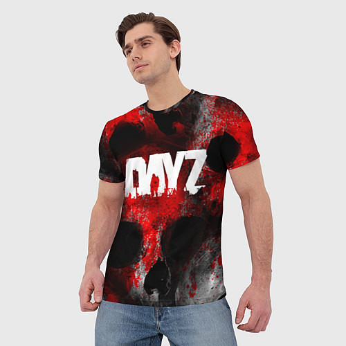 Мужская футболка DAYZ BLOOD ДЕЙЗИ КРОВЬ Z / 3D-принт – фото 3
