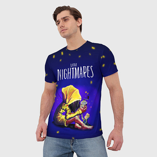 Мужская футболка LITTLE NIGHTMARES / 3D-принт – фото 3
