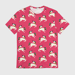 Футболка мужская Единорожки, цвет: 3D-принт