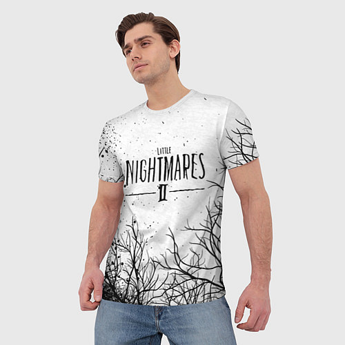 Мужская футболка LITTLE NIGHTMARES 2 / 3D-принт – фото 3
