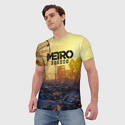 Футболка мужская Metro Exodus, цвет: 3D-принт — фото 2