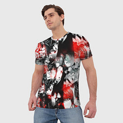 Футболка мужская ТЕТРАДЬ СМЕРТИ, цвет: 3D-принт — фото 2