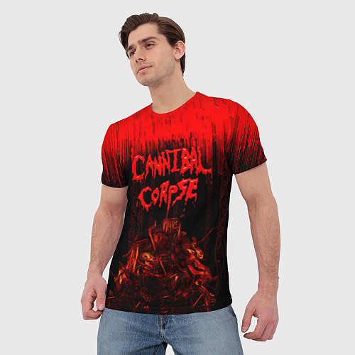Мужская футболка CANNIBAL CORPSE / 3D-принт – фото 3