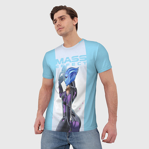Мужская футболка Mass effect / 3D-принт – фото 3