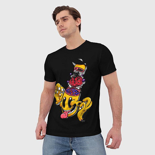 Мужская футболка ВЗРЫВ МОЗГА / 3D-принт – фото 3