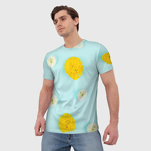 Мужская футболка Одуванчики Dandelions / 3D-принт – фото 3