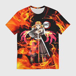 Футболка мужская КЛИНОК РАССЕКАЮЩИЙ ДЕМОНОВ, цвет: 3D-принт