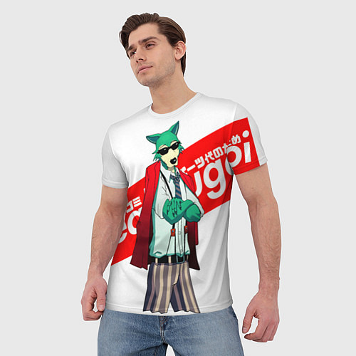 Мужская футболка Sugoi Legoshi / 3D-принт – фото 3