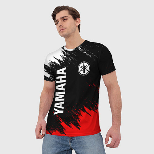 Мужская футболка YAMAHA ЯМАХА / 3D-принт – фото 3