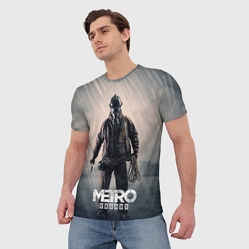 Мужская футболка Metro Exodus / 3D-принт – фото 3