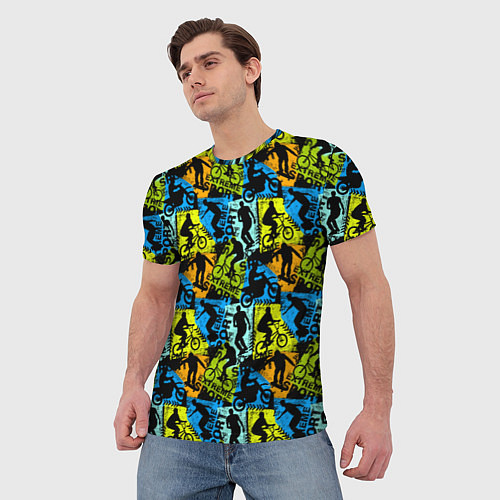 Мужская футболка Extreme / 3D-принт – фото 3