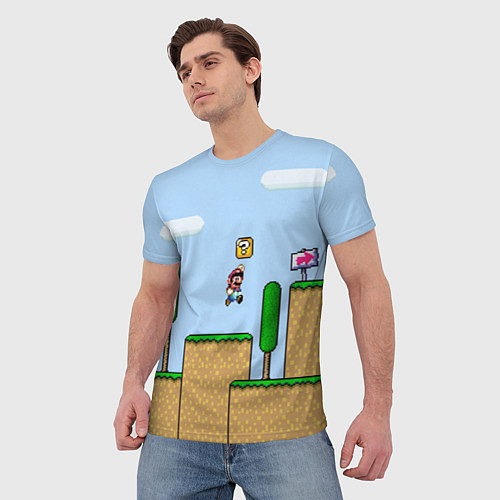 Мужская футболка Mario / 3D-принт – фото 3