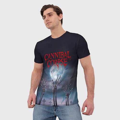 Мужская футболка Cannibal Corpse Труп Каннибала Z / 3D-принт – фото 3