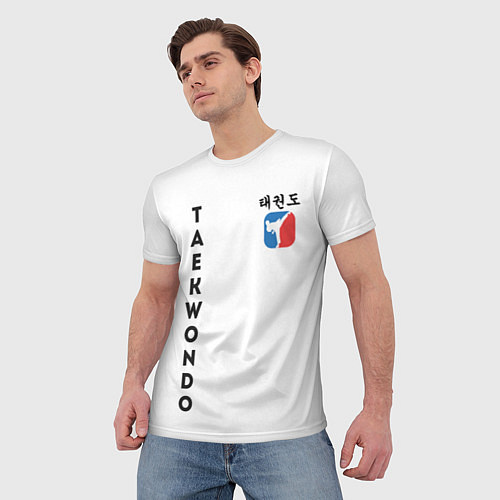 Мужская футболка Тхэквондо Taekwondo / 3D-принт – фото 3