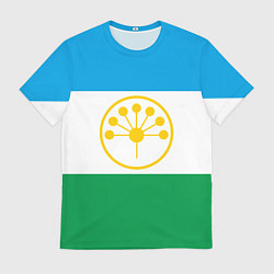 Футболка мужская Башкортостан, цвет: 3D-принт