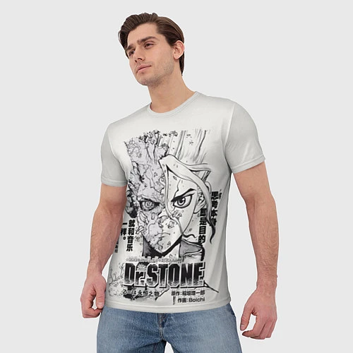 Мужская футболка Dr Stone Senkuu / 3D-принт – фото 3