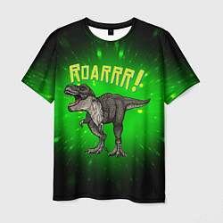 Футболка мужская Roarrr! Динозавр T-rex, цвет: 3D-принт