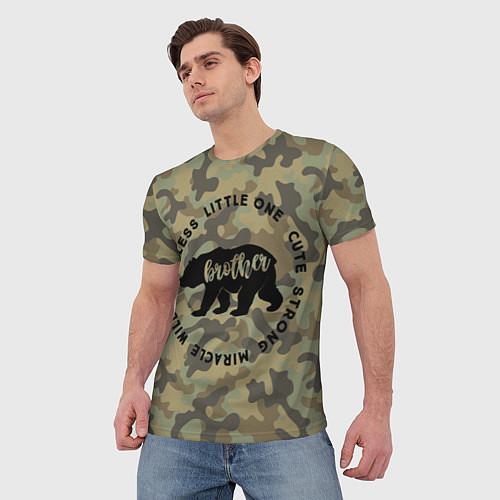 Мужская футболка Brother bear / 3D-принт – фото 3