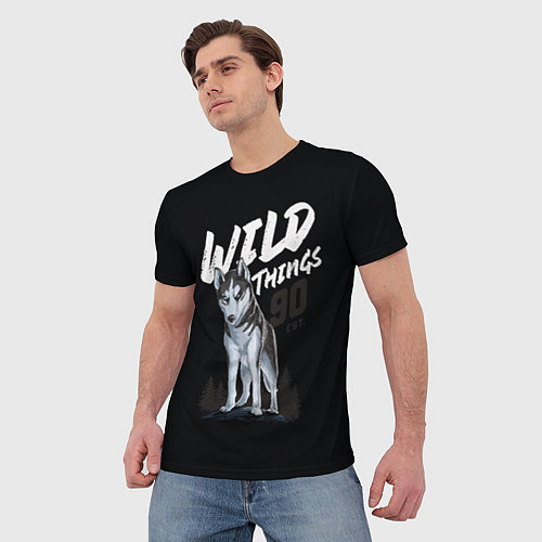 Мужская футболка Wild Things / 3D-принт – фото 3