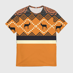 Футболка мужская Африканский Мотив, цвет: 3D-принт