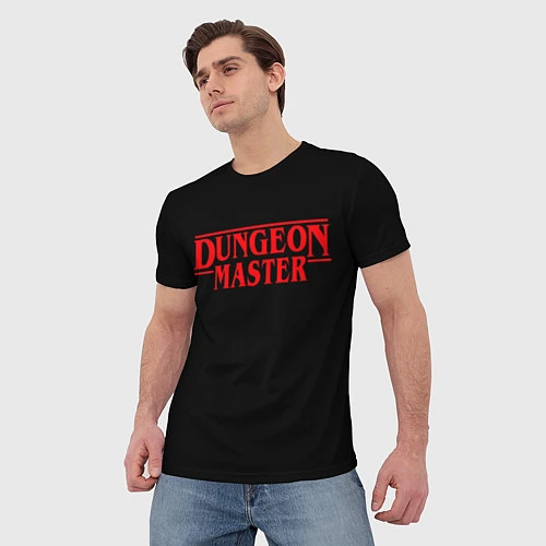 Мужская футболка Stranger Dungeon Master / 3D-принт – фото 3