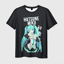 Футболка мужская Hatsune Miku Хацунэ Мику, цвет: 3D-принт