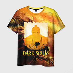 Футболка мужская DARKSOULS SKULL&MAGIC, цвет: 3D-принт