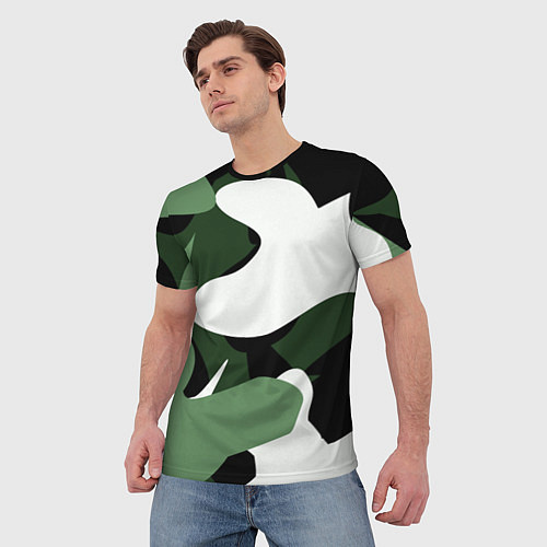Мужская футболка Камуфляж / 3D-принт – фото 3