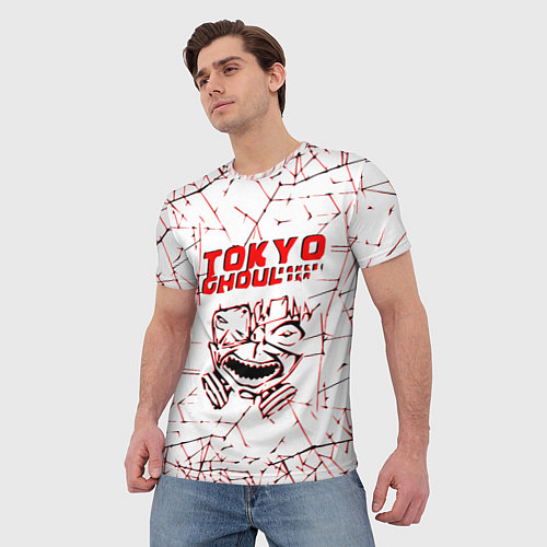 Мужская футболка Tokyo - ghoul / 3D-принт – фото 3