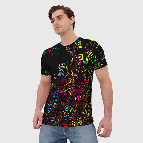 Мужская футболка Душевное спокойствие / 3D-принт – фото 3