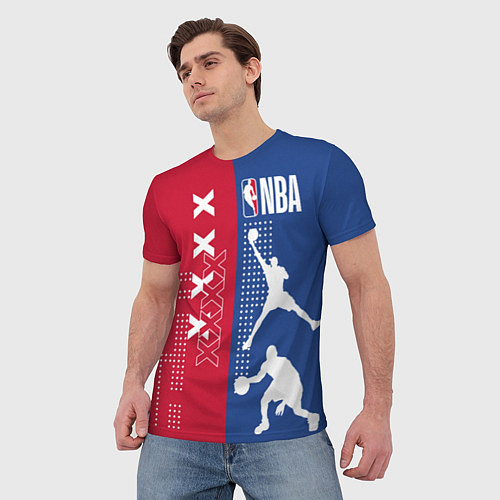 Мужская футболка NBA / 3D-принт – фото 3