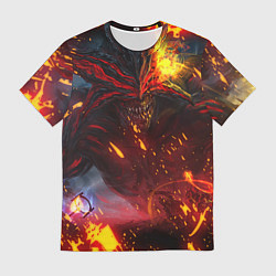 Футболка мужская Path of Exile Fire Demon Z, цвет: 3D-принт