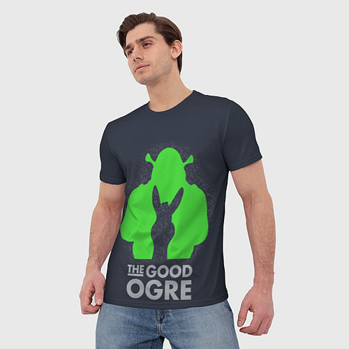 Мужская футболка Shrek: Im good ogre / 3D-принт – фото 3