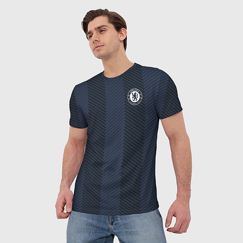 Мужская футболка FC Chelsea Fresh 202122 / 3D-принт – фото 3