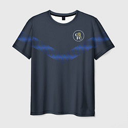 Футболка мужская FC Chelsea Retro 2 202122, цвет: 3D-принт