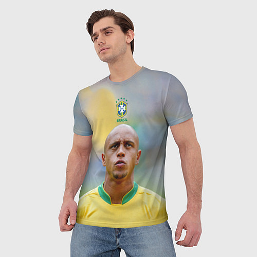 Мужская футболка R Carlos Brasil / 3D-принт – фото 3