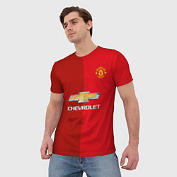 Футболка мужская Мхитарян футболка МЮ, цвет: 3D-принт — фото 2