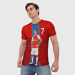 Футболка мужская Генрих Мхитарян Арсенал, цвет: 3D-принт — фото 2