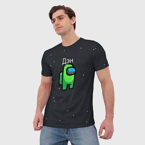 Мужская футболка Дэн Among us / 3D-принт – фото 3