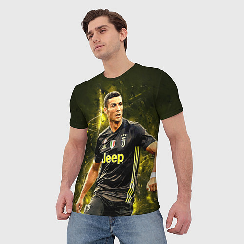 Мужская футболка Cristiano Ronaldo Juventus / 3D-принт – фото 3