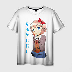 Футболка мужская Doki Doki SAYORI, цвет: 3D-принт