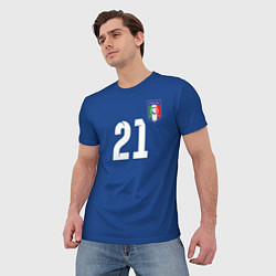 Футболка мужская Andrea Pirlo, цвет: 3D-принт — фото 2