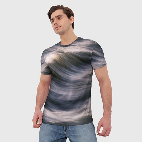 Мужская футболка Море волнуется / 3D-принт – фото 3