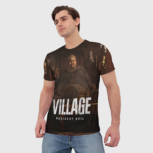 Мужская футболка RESIDENT EVIL VILLAGE / 3D-принт – фото 3