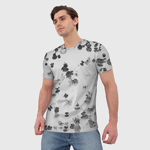 Мужская футболка Медузы / 3D-принт – фото 3
