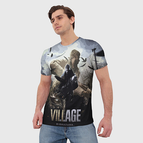 Мужская футболка Resident Evil: Village / 3D-принт – фото 3