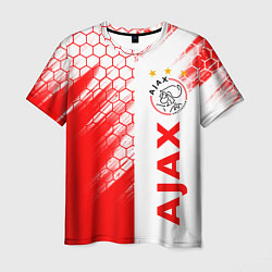 Футболка мужская FC AJAX AMSTERDAM ФК АЯКС, цвет: 3D-принт